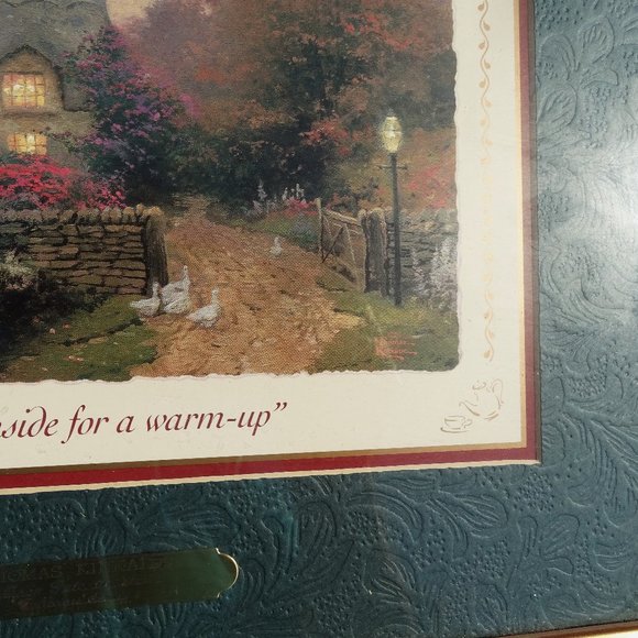 Thomas Kinkade Collectors Society Open Gate Sussex Framed Print with COA 14.5” - Picture 3 of 4